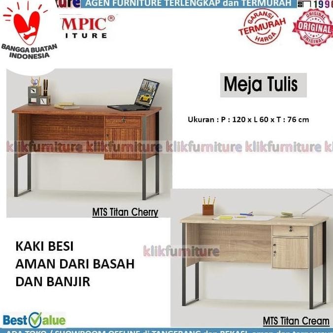 Meja Tulis Meja Kantor Kaki Besi MTS TITAN Olympic