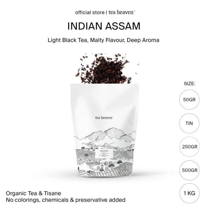 

Indian Assam Tea PREMIUM Organik Black Tea Kiloan GROSIR