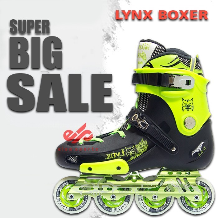 SEPATU RODA LYNX BOXER SLALOM INLINE SKATE ORIGINAL BEST QUALITY
