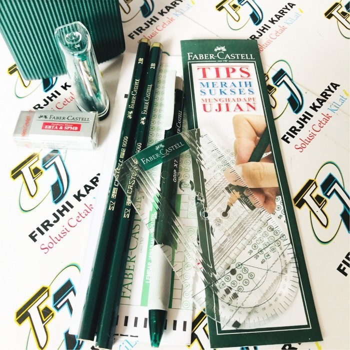 

TERBARU Paket Perlengkapan Ujian Sekolah 1 Set Alat Tulis Faber-Castell