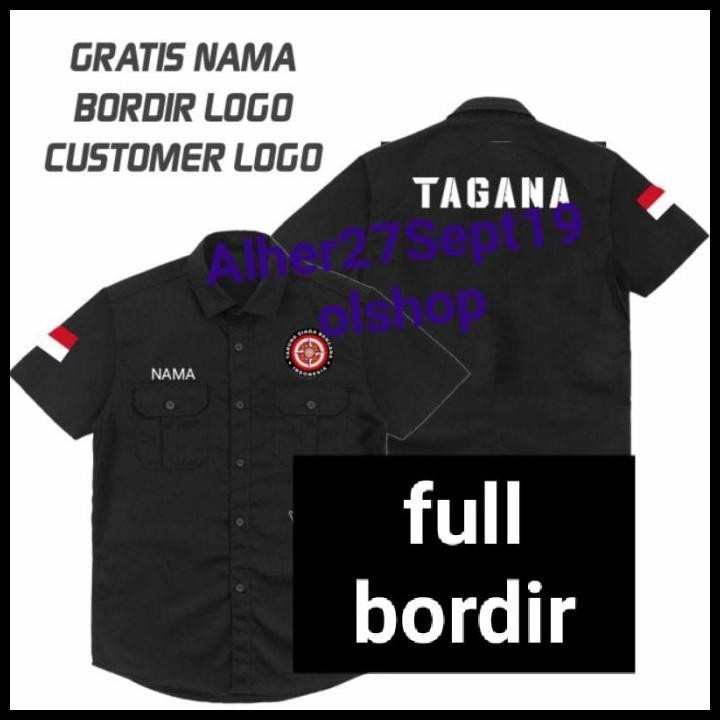 Kemeja Tagana Baju Tagana Seragam Tagana Baju Kerja Tagana Pakaian Din