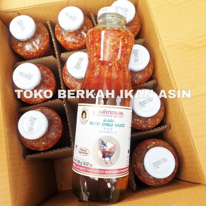 

Maepranom Sweet Chili Sauce 980 Gr Thailand Brand / Chilli Thai Saus