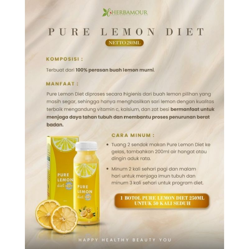 

PURE LEMON DIET BY HERBALOV // UNTUK DIET PERUT BUNCIT