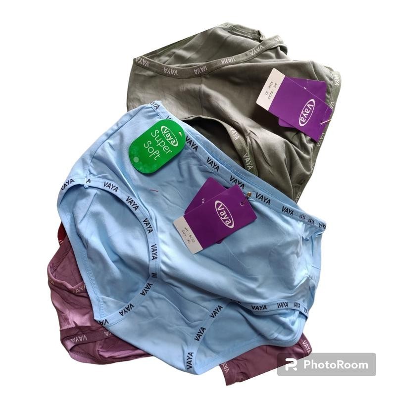 Promo 3 Pcs Celana Dalam Wanita <> CD Vaya CD Wanita Katun Motif Nyaman Dewasa