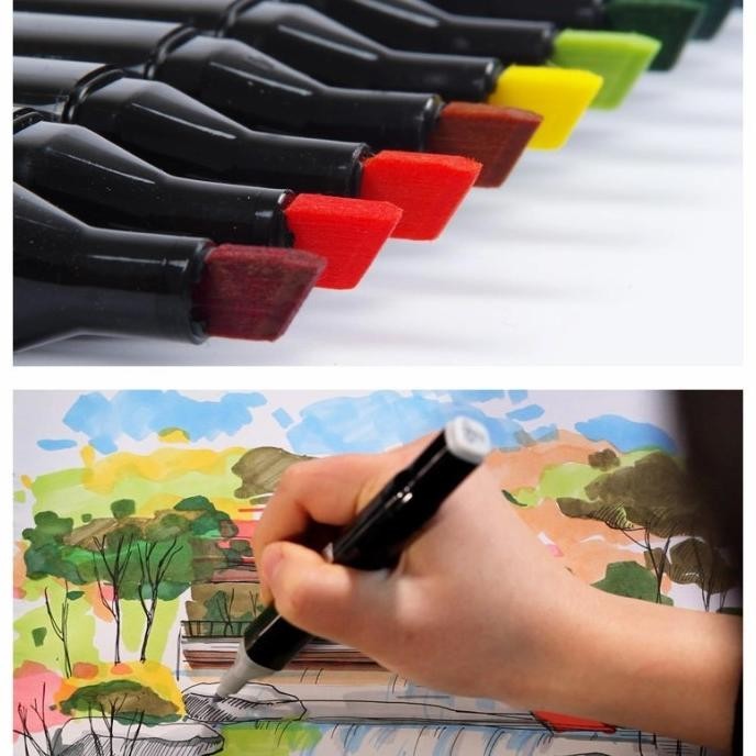 

Touchmark T3 Color Marker Spidol Warna Komic Manga Design 40Pc
