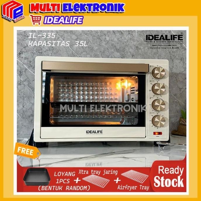 IDEALIFE Oven Listrik Low Watt Kapasitas 35 Liter IL-335