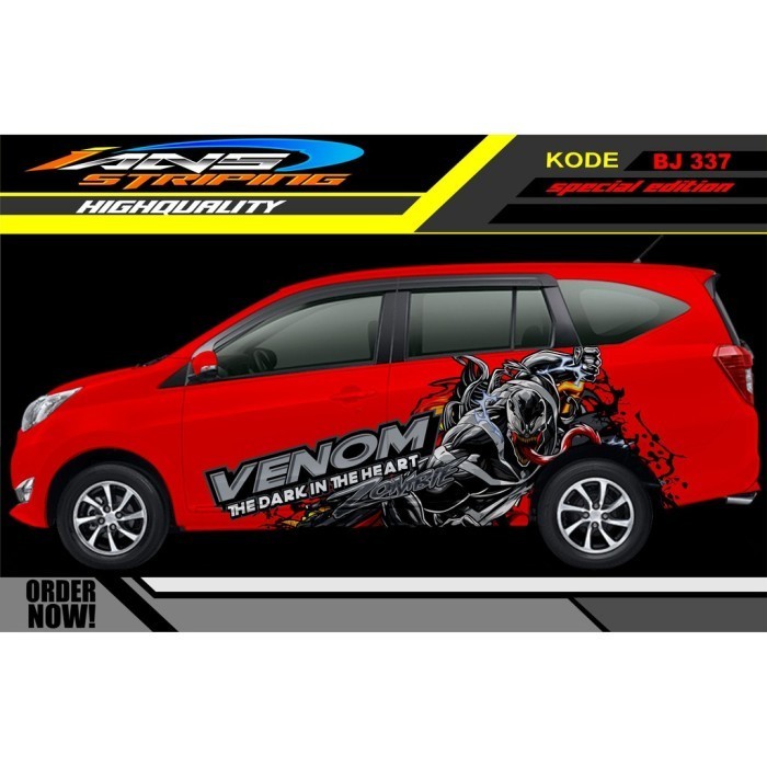Stiker Mobil Sigra, Calya , Avanza / Decal Sticker Mobil / Stiker