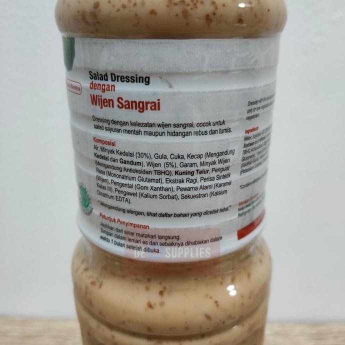 

Kewpie Salad Dressing Roasted Sesame 1L - Saus Wijen Sangrai Salad