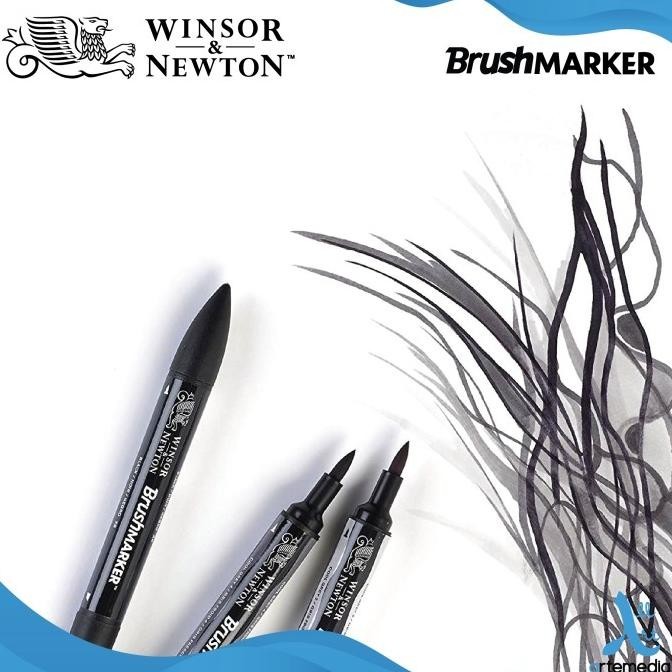 

Brush Marker Winsor & Newton Promarker Brush Pen Set 6 Dual Point