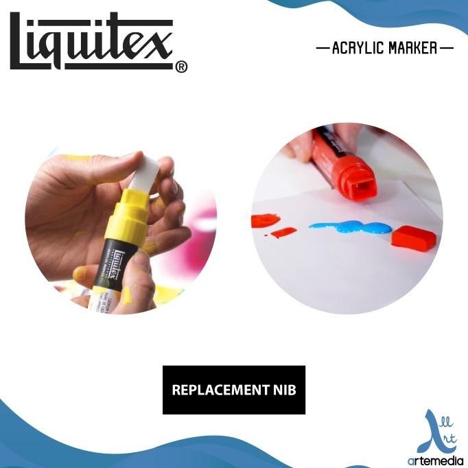 

Cat Akrilik Liquitex Marker Wide 15Mm Acrylic Color Paint - 02/03