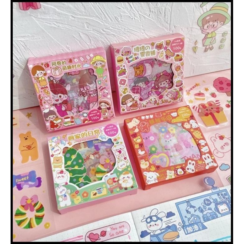 

TERMURAH STIKER VIRAL 2D STICKER KARTUN KOREA LUCU ANTI AIR !!!!!!!