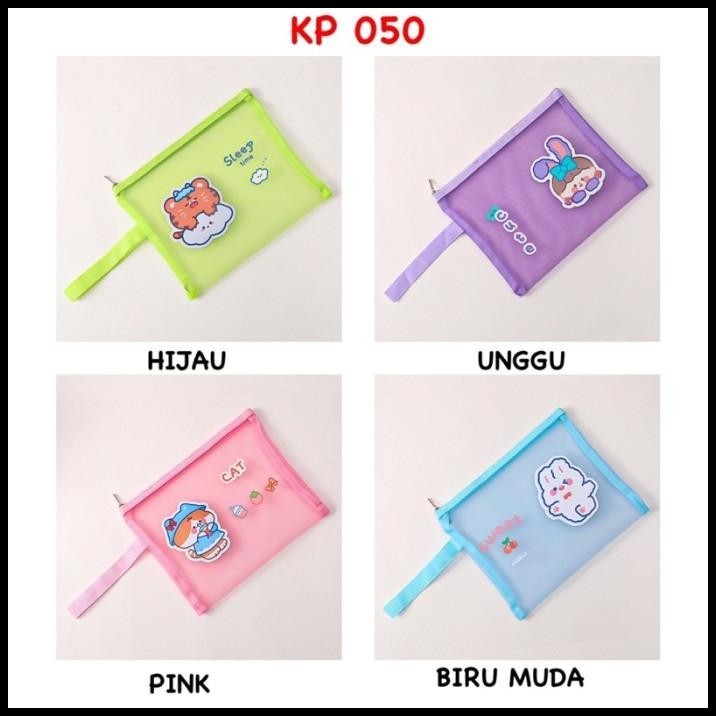 

BEST DEAL KP 050 | KOTAK PENSIL JARING CARTOON WARNA WARNI | TAS KOSMETIK !