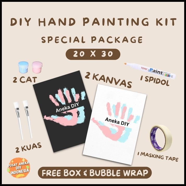 

HOT DEAL DIY HAND PAINTING 1 SET CANVAS BOARD COUPLE | KANVAS LUKIS CAP TANGAN !!!!!