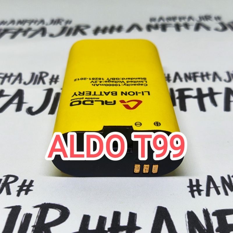 BATRE BATREI HP OUT DOOR ALDO T-99 ADVENTURE BATRAI BATERAI ALDO T 99 T99 (10.000mAh) ORIGINAL