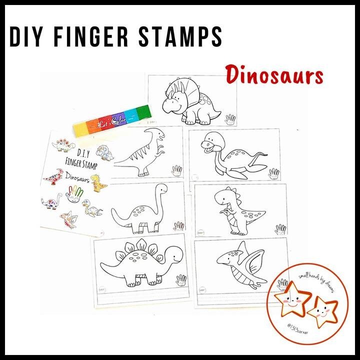 

BEST DEAL MAINAN FINGER STAMP DINOSAURUS !!!