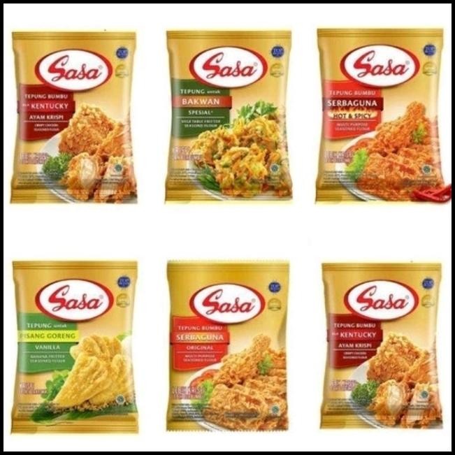 

HOT DEAL TEPUNG SASA SERBAGUNA TEPUNG PISANG GORENG TEPUNG KENTUCKY SASA PREMIX !!!!!!