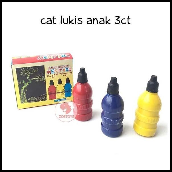 

TERMURAH SHUKAKU CAT LUKIS ANAK 3CT - PASTA MENTARI | WASHABLE FINGER PAINT !!!