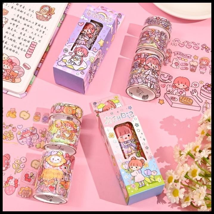 

HOT DEAL STIKER ROLL PET / STIKER PET ROLL LUCU / STIKER AESTHETIC !!!