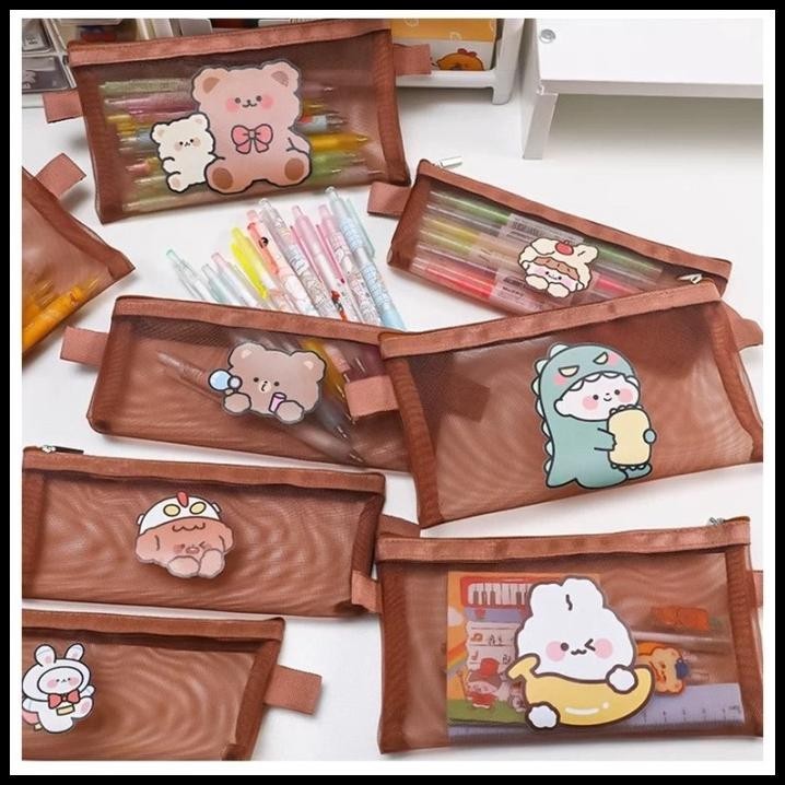 

BEST DEAL KP 045 | KOTAK PENSIL JARING MOTIF CARTOON | SIZE BESAR !!