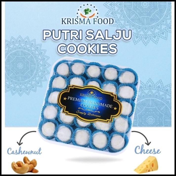 

TERBARU KUE KERING PREMIUM COOKIES KRISMA FOOD KASTENGEL PUTRI SALJU CHOC CHIP !!!!!!