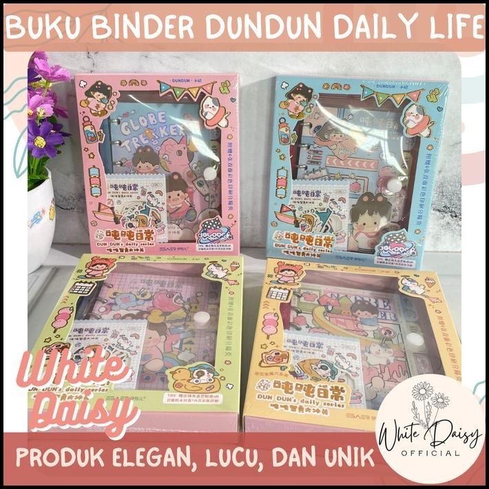 

HOT DEAL BUKU BINDER + STICKER DUNDUN DAILY LIFE PREMIUM DIARY LUCU UNIK IMUT !!!!!!
