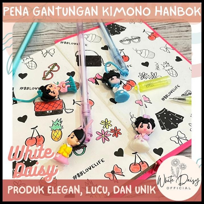 

DISKON PENA GANTUNGAN GEL KIMONO HANBOK PREMIUM LUCU IMUT UNIK COLORFUL WARNA