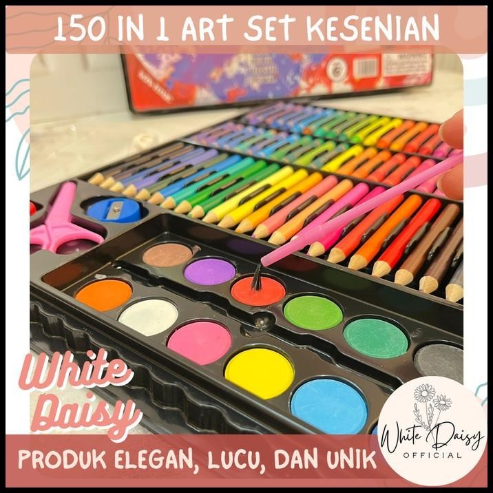 

HOT DEAL ART SET 150 IN 1 PREMIUM PAKET KESENIAN HADIAH ULANG TAHUN TUKAR KADO