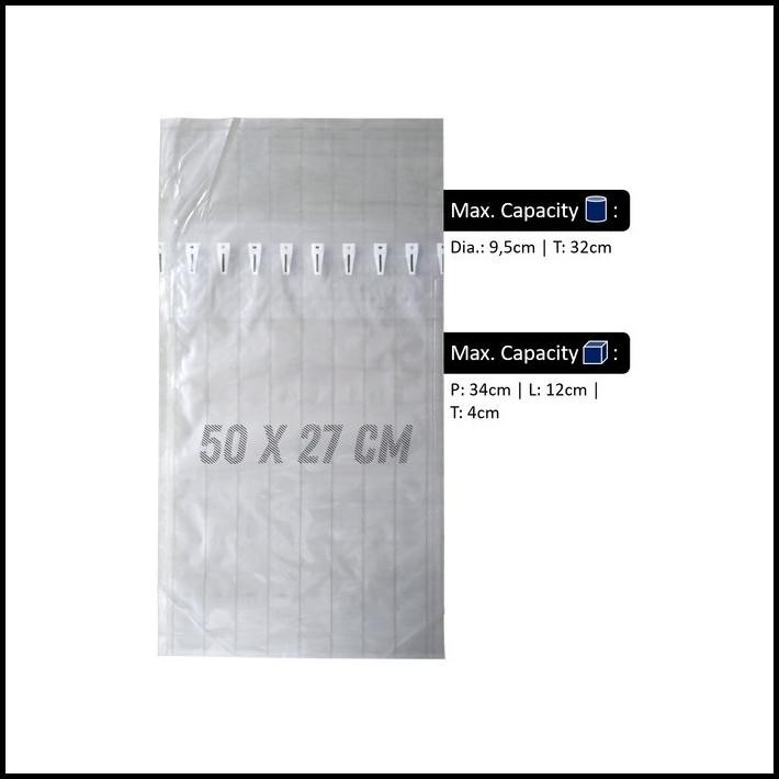 

TERMURAH RO-AIRBAG 50 CM X 27 CM INFLATABLE BUBBLE WRAP POUCH / 50PCS PACK