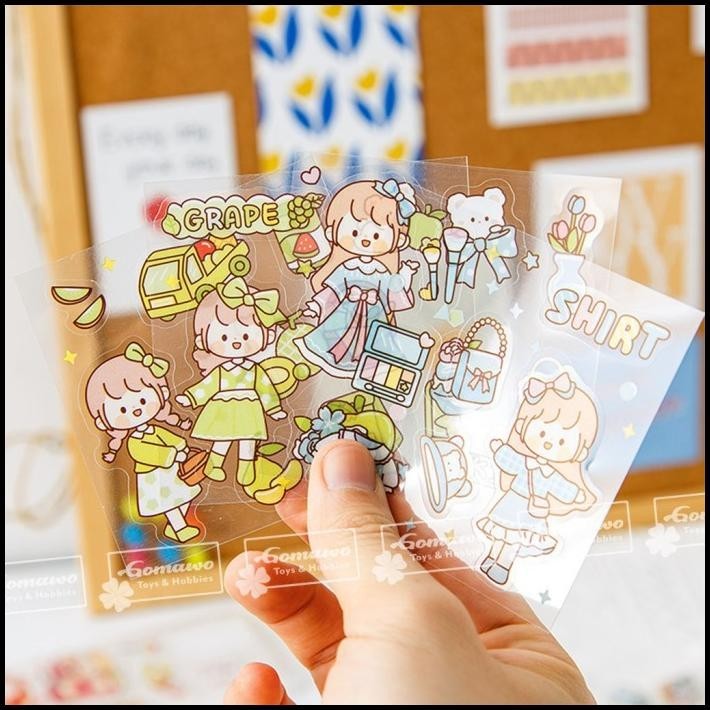 

DISKON STIKER KARTUN KOREA WATERPROOF ISI 100 LEMBAR !!