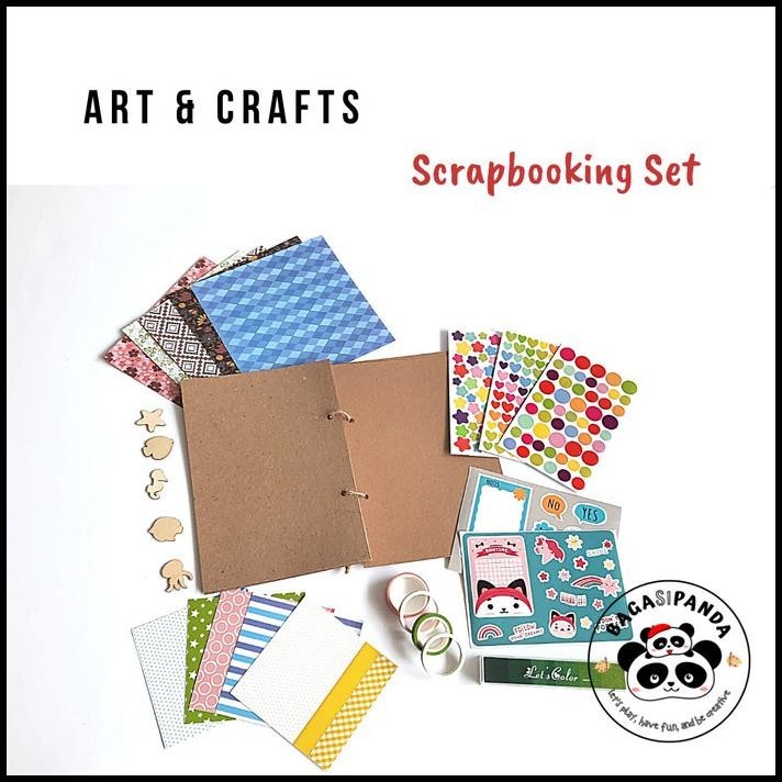 

TERBARU SCRAPBOOK SUPPLIES KIT - PAKET SCRAPBOOK AESTHETIC DESIGN