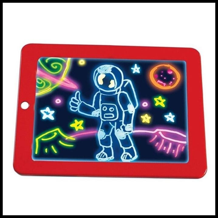 

DISKON EDUKASI ANAK BUKU GAMBAR ANAK 3D ADA LAMPU LED / MAGIC DRAWING PAD !!!!!