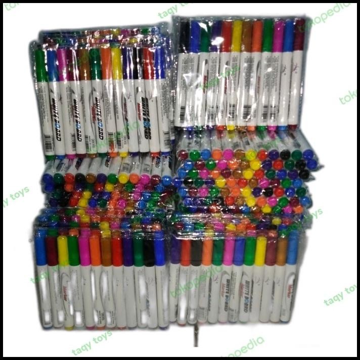 

DISKON SPIDOL VIRAL WHITE BOARD WARNA ISI 12PCS !!!