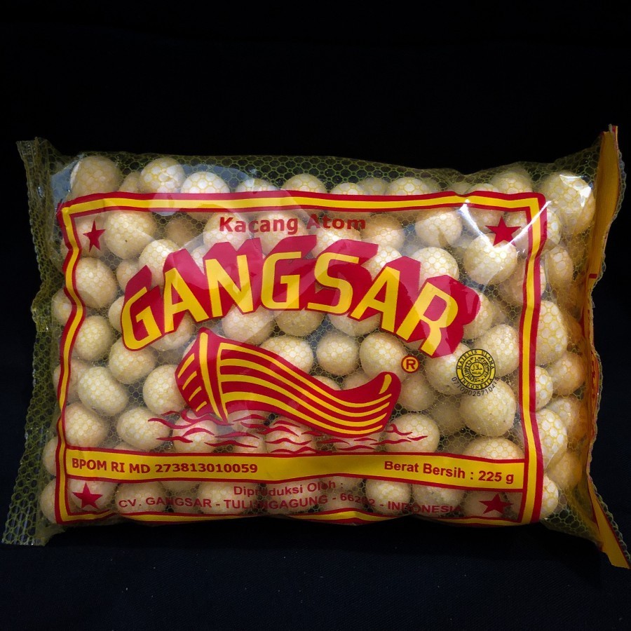 

KACANG ATOM KUNING CAP GANGSAR 140gr & 225gr