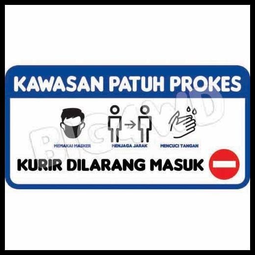 

TERBARU STIKER KURIR DILARANG MASUK !!