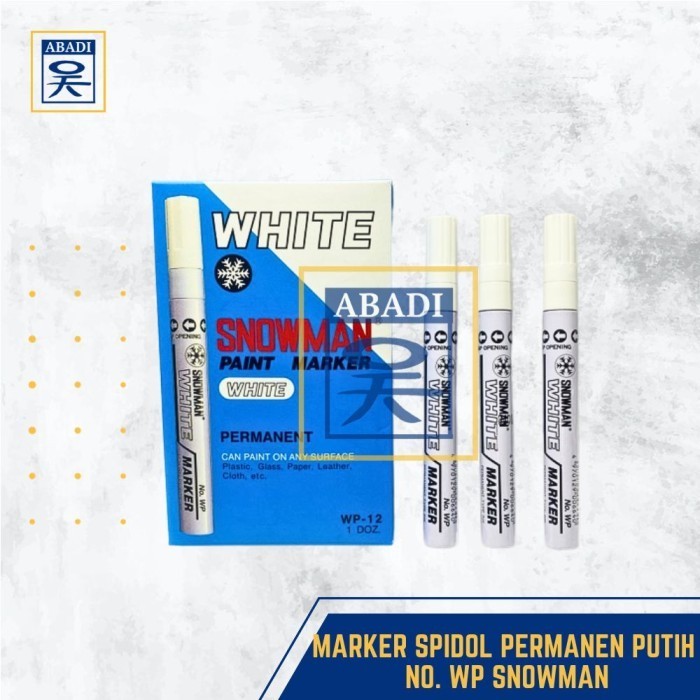 

Open DS] MARKER SPIDOL PERMANEN WP PER PCS SNOWMAN