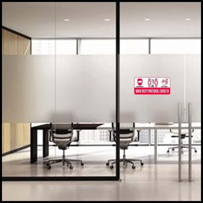 

DISKON STIKER SIGN SOCIAL DISTANCE PROTOKOL COVID 19 KANTOR PAKETHEMAT !!