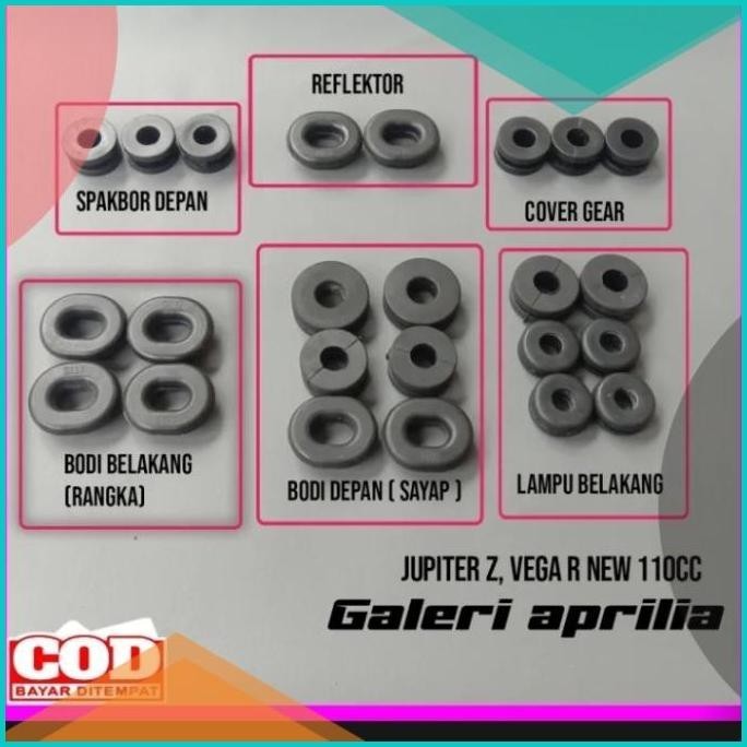 KARET BODI SET JUPITER Z VEGA R NEW 110C/KARET BODY YAMAHA JUPITER Z 1