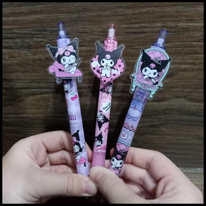 

DISKON PEN SANRIO,PULPEN CETEK AKRILIK 0.5MM WARNA HITAM,PEN CINNAMOROLL
