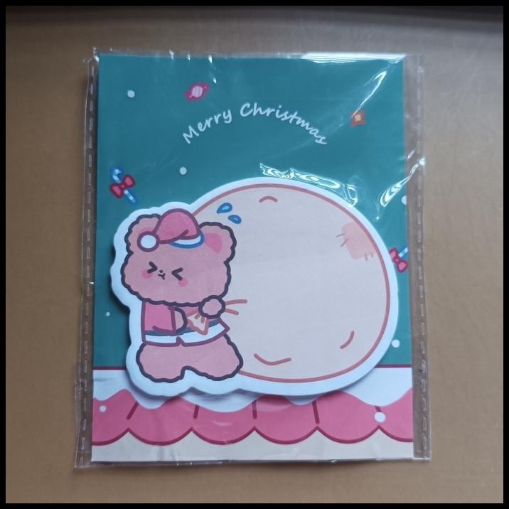 

DISKON STICKY NOTES MINI MEMO NATAL CHRISTMAS LUCU CATATAN CUTE
