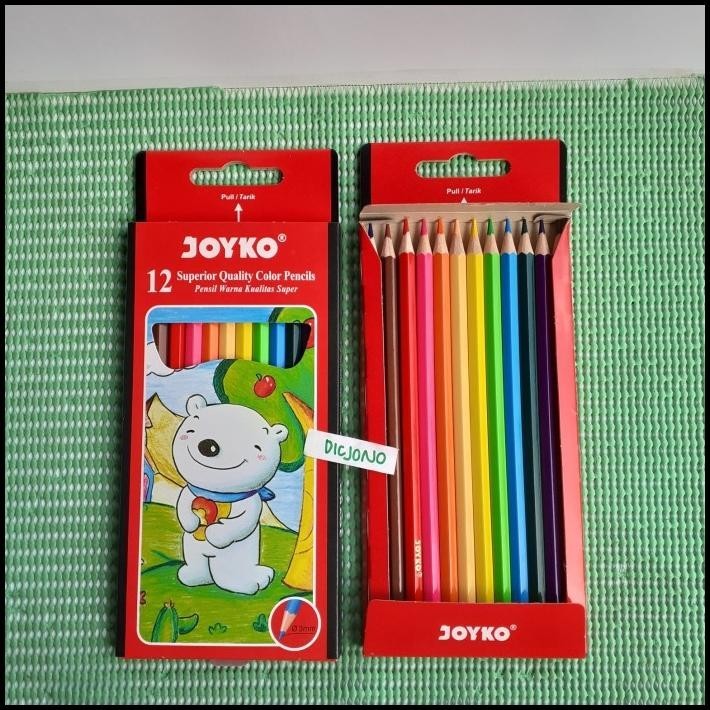 

GRATIS ONGKIR PENSIL WARNA PANJANG JOYCO CP-12PB KWALITAS SUPER !!