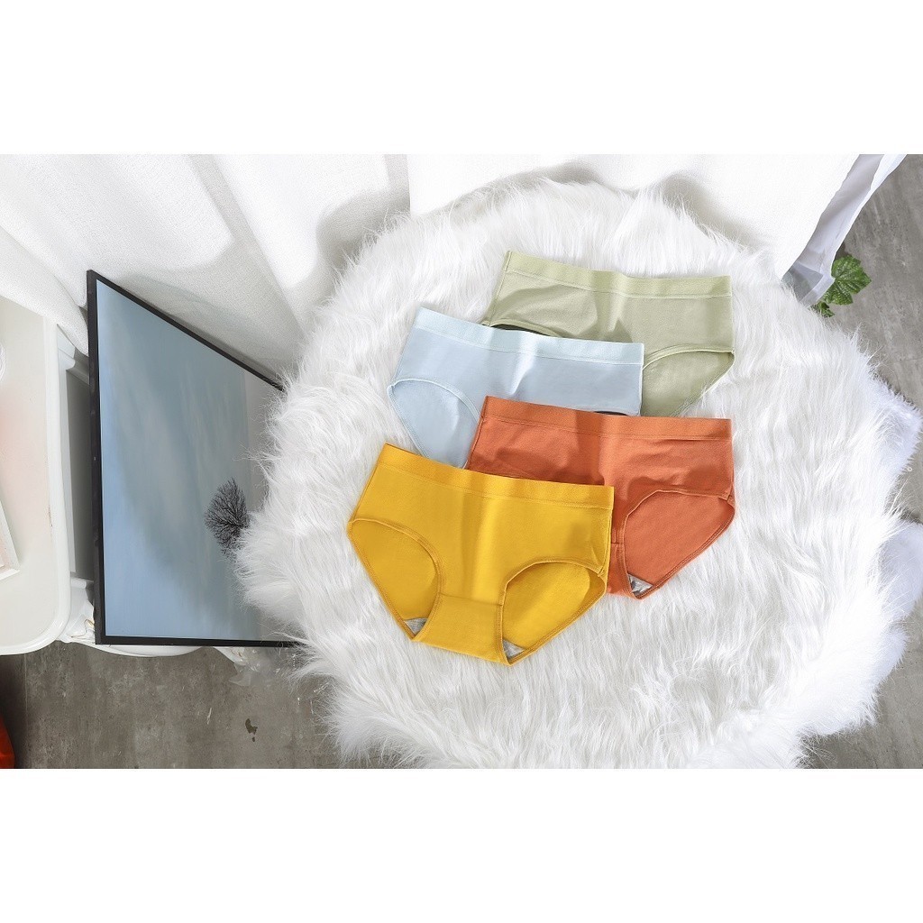 C426 GY CD Celana Dalam Wanita Polos Jumbo Anti Bakteri Jamur Tidak Nyeplak Membekas Jahitan Rapi Ko