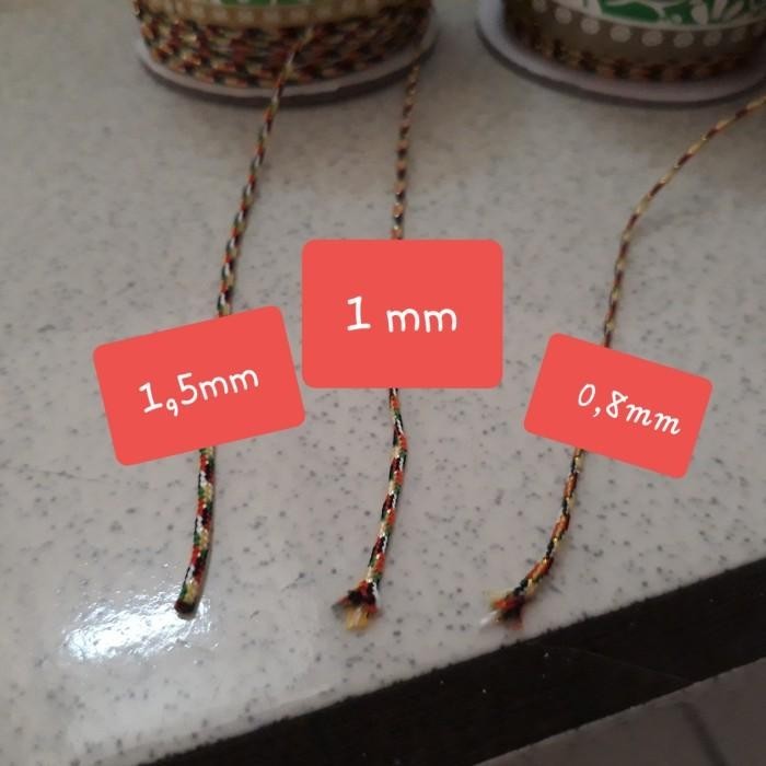 

Benang 5 Lima Warna Ada Serat Emas Rol An Ukuran 0,8Mm 1.5Mm 2Mm 2,5Mm
