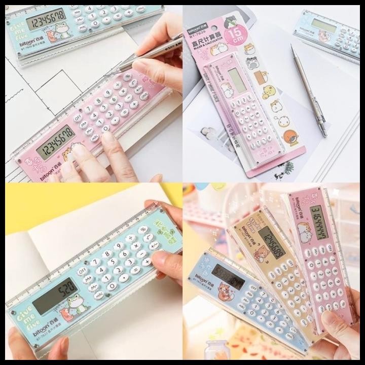 

TERMURAH MINI CALCULATOR RULER PENGGARIS KALKULTOR IMUT