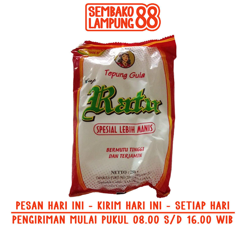 

Gula Halus 250 Gr | Sembako Lampung 88
