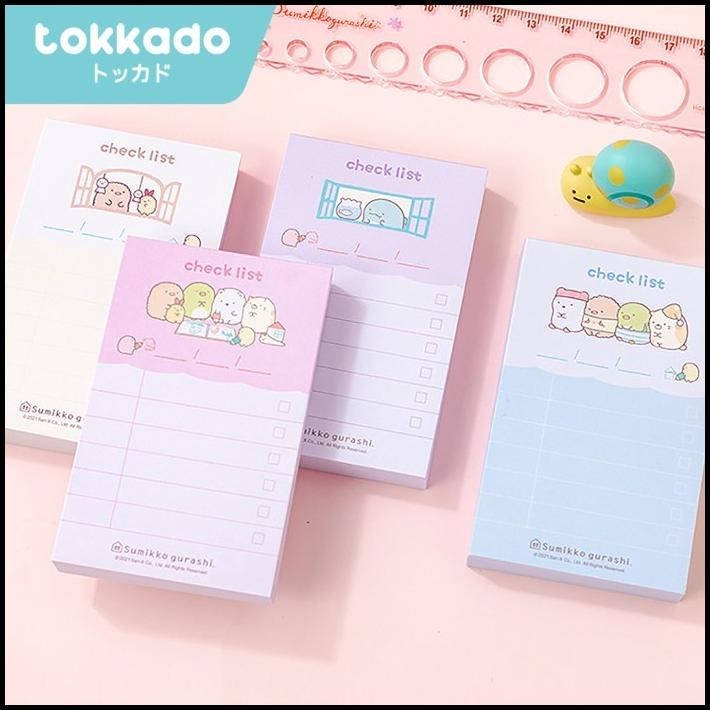 

GRATIS ONGKIR TOKKADO SUMIKKO GURASHI CHECK LIST NOTES MEMO TO DO REMINDER MINI LUCU !!