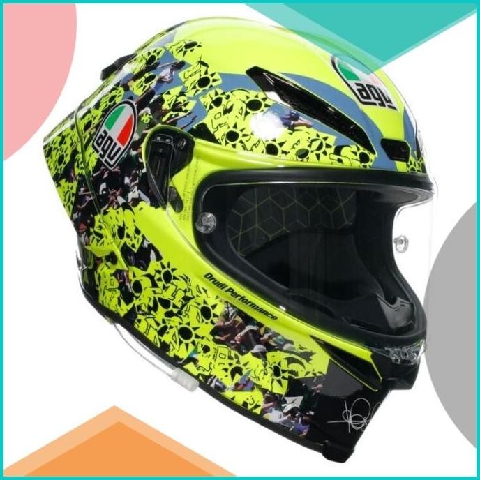 AGV PISTA GPRR LIMITED EDITION ROSSI MISANO 2 2021 YELLOW - EURO FIT 1