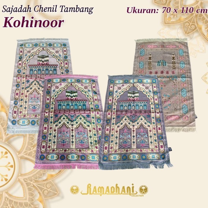*#*#*#] Sajadah Chenile Tambang Kohinoor