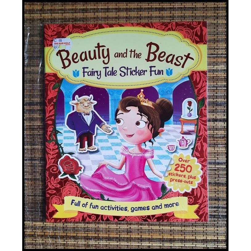 

GRATIS ONGKIR BUKU IMPORT STICKER BOOK FAIRY TALE STICKER FUN - BEAUTY & THE BEAST !!!!