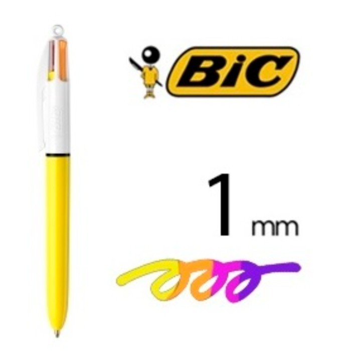 Andma Bic Sun Retractable Pen 4 Colors Limited Edition 1.0