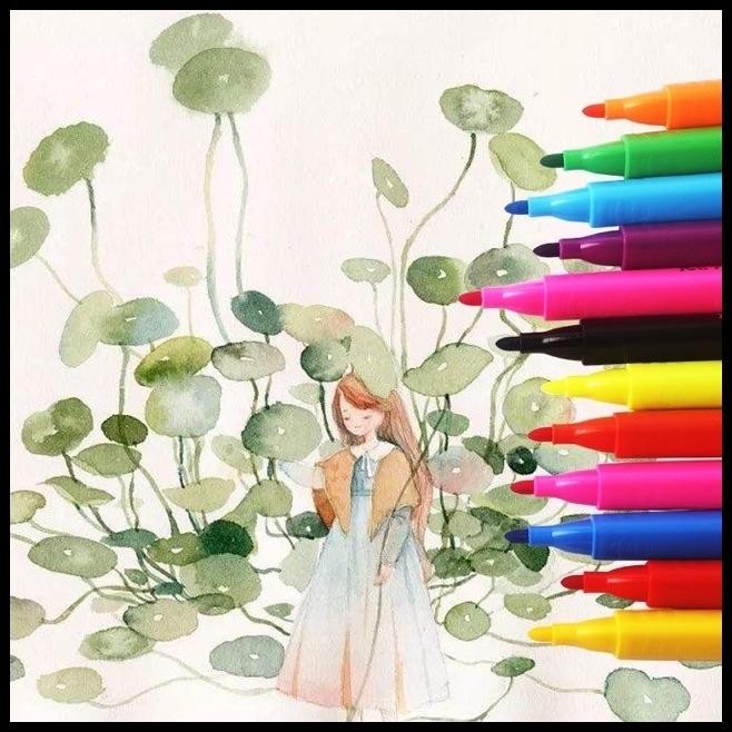 

TERBARU WASHABLE MARKER - SPIDOL BISA DICUCI - NON PERMANENT MARKER !